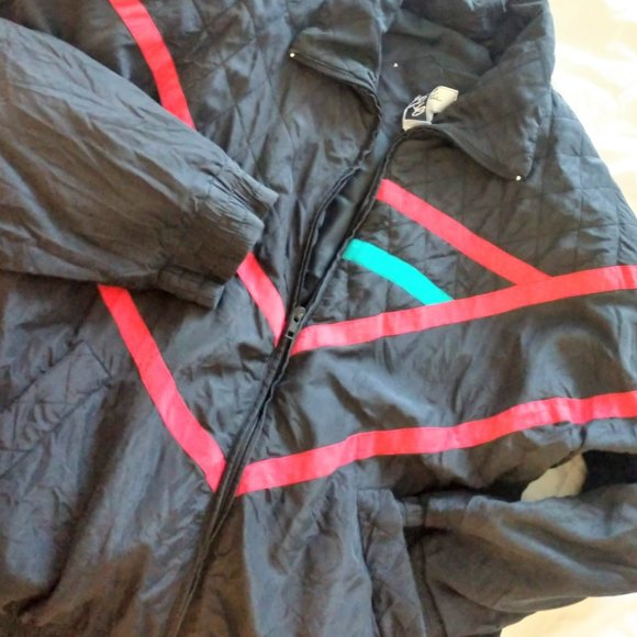 Out of the Blue Vintage Silk Jacket - Picture 4 of 5